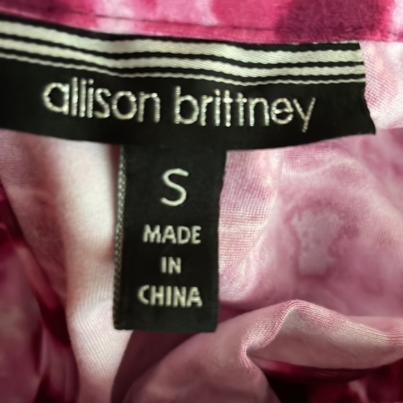 Allison Brittney Tie Dye Sleeveless Shift Dress - Picture 6 of 7